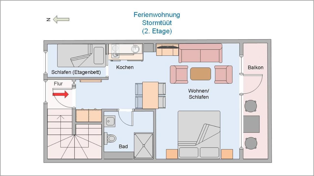 Stormtüüt - Wunderschönes Feriendomizil für die junge Familie in Strandnähe Wangerooge Exterior foto